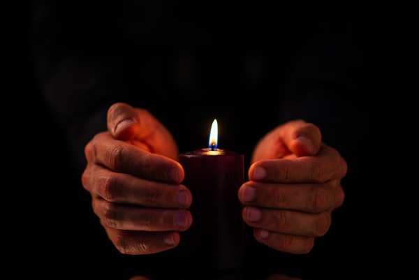 burning candle