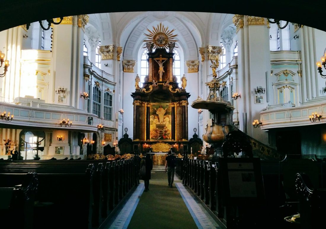 Aisle in st michael church