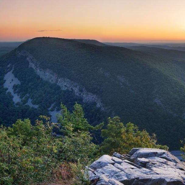 Mountain peak view panorama